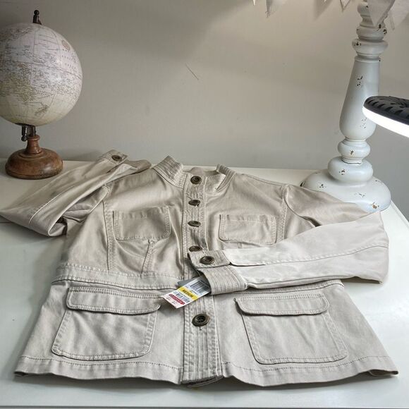 NWT CHARTER CLUB M Utility Jacket - Picture 1 of 13